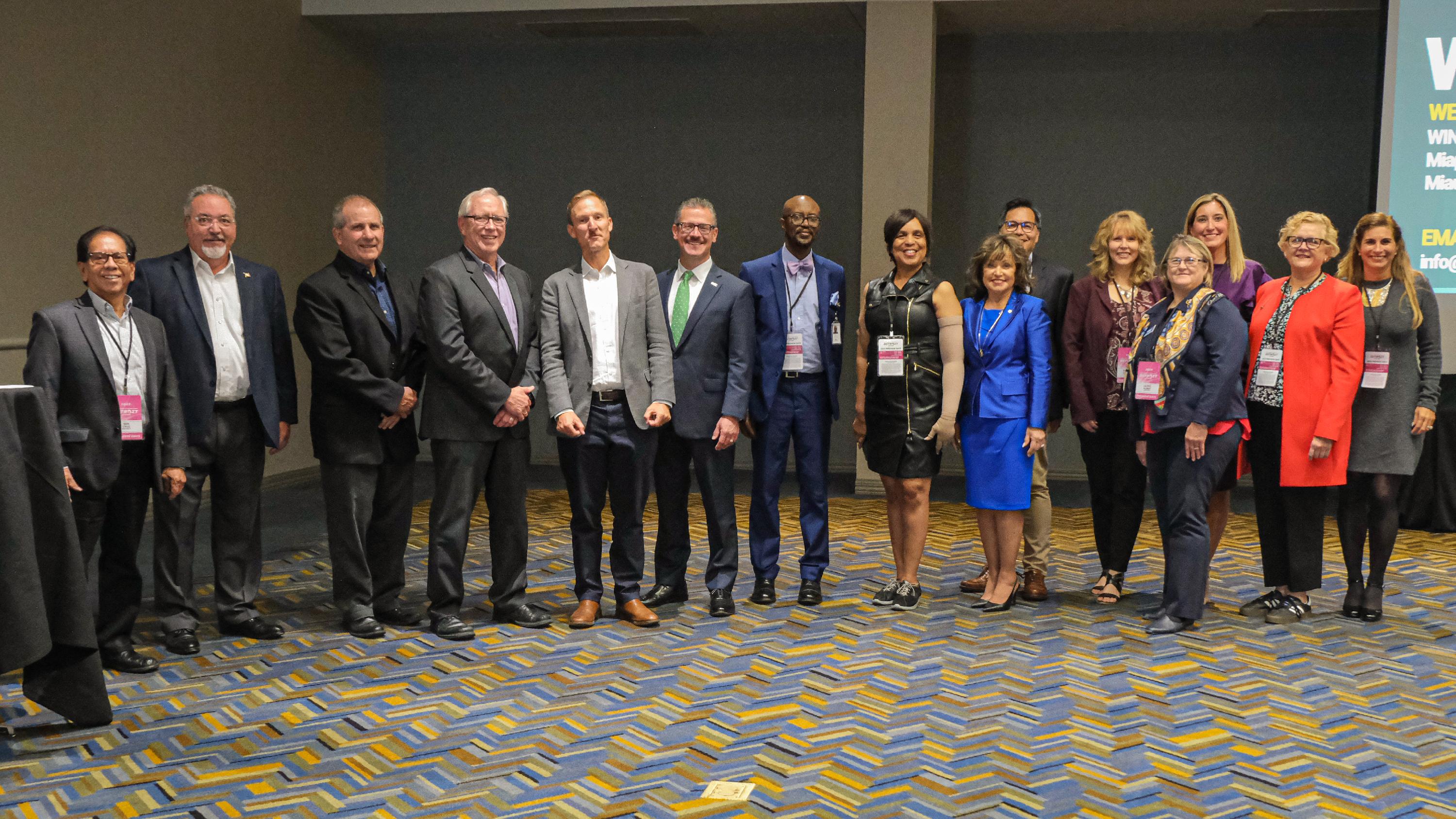 Presidents together for photo